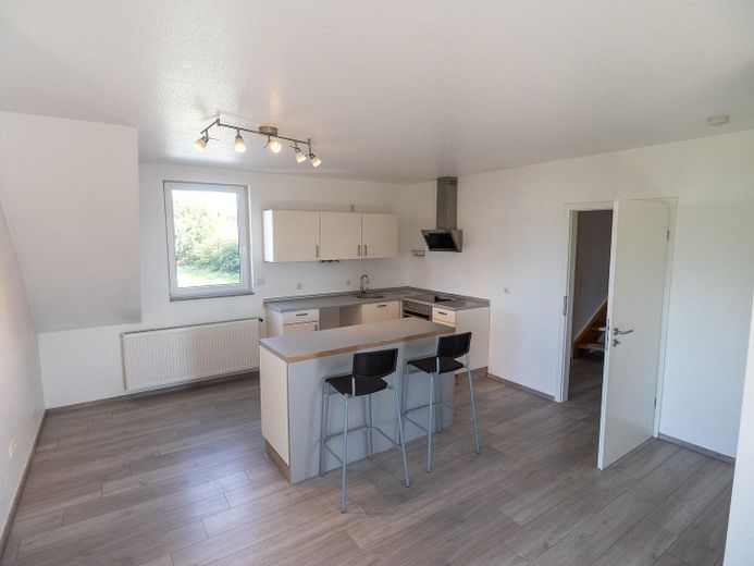 Charmante 3Z-Maisonette-Wohnung mit großem Balkon und Blick ins Grüne in Stolberg-Donnerberg – Wohnküche