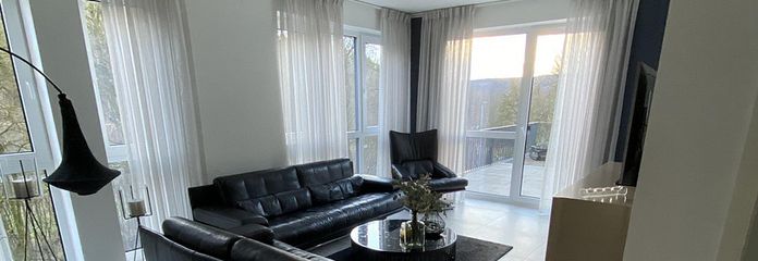 Luminoso piso de 4 habitaciones en Nagold *obra nueva*calefacción por suelo radiante * orientación sur * – Wohnzimmer