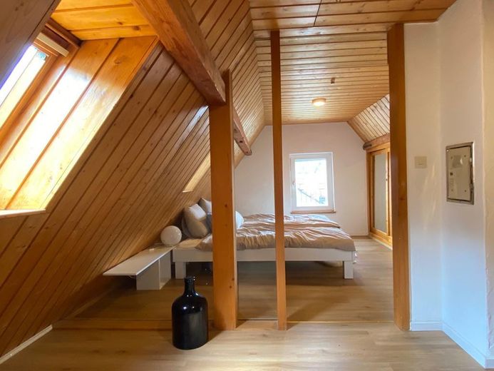 Piccola casetta in affitto – Schlafzimmer im Dachgeschoss m