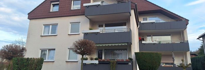 Außenseite mit Balkon