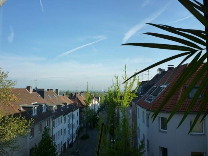 Charmante lichtdurchflutete  Eigentumswohnung mit Dachterrasse in Südlage – Aussicht Esszimmer