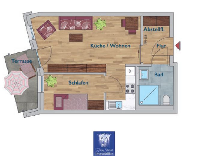 Charmant wohnen im Erstbezug ... moderne Ausstattung ... Fußbodenheizung ... Terrasse! – फोटो 1