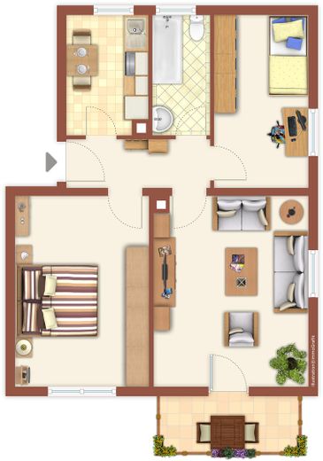 Grundriss KEIN BALKON