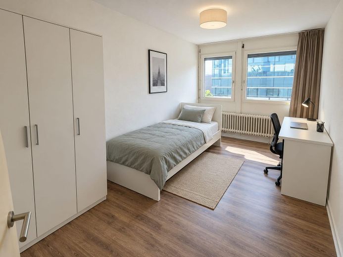 Posizione privilegiata sul lago! Appartamento condiviso premium arredato, appena ristrutturato, con terrazza sul tetto e vista sul lago – Zimmer 2