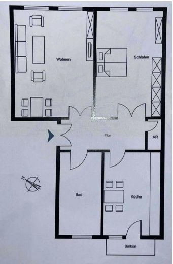Mitte, trafiğe kapalı, tarihi eser, balkon, Enerji Kimlik Belgesi "C" – Grundriss