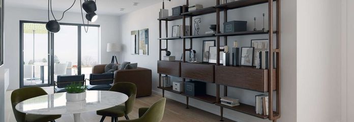 Wohnzimmer mit Ausblick