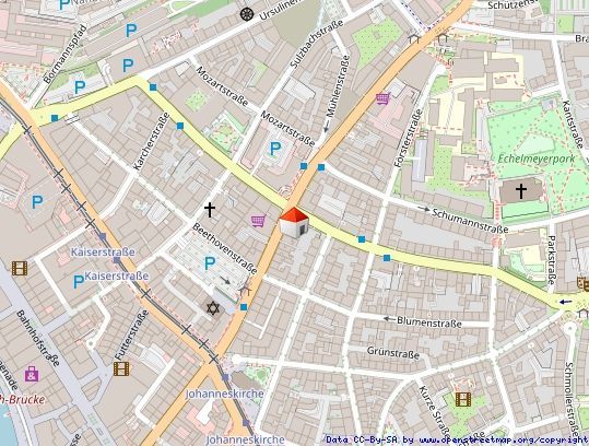Helle kernsanierte 3-ZKB-Wohnung beim Nauwieser Viertel – Lageplan RWS31