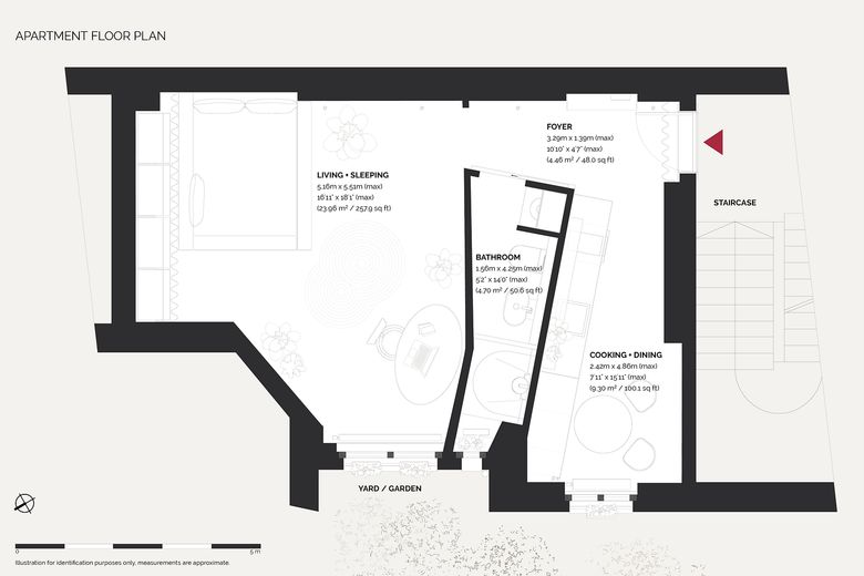 Provisionsfreies Designer-Mikro-Loft in Prenzlauer Berg – Saniert, bezugsfrei & Wertanlage – Floor plan