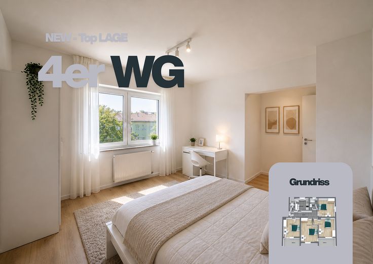 Erstbezug / Neugründung: Hochwertige 4-Zimmer-WG am Ulmer Eselsberg (Traminerweg) – WG