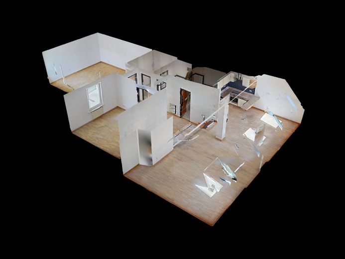 Warmes Nest, kalte Ersparnis - 1 KALTMIETE GESCHENKT: Große 3-Zimmer-Dachgeschosswohnung mit EBK und intelligentem Grundriss im historischen Breitenweg – 3D-Ansicht Grundriss