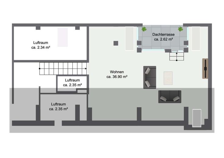 Elegantes Wohnen am Puls der Natur: Ihr neues Zuhause in Dahlem – Grundriss obere Ebene
