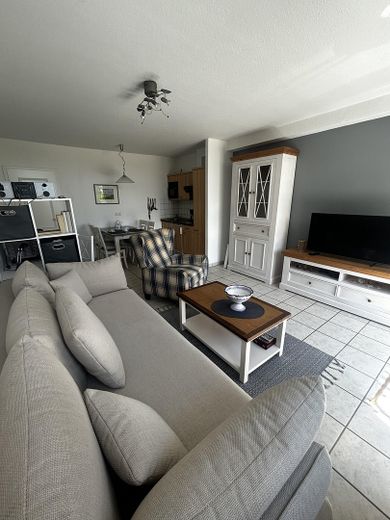 Maritimes Paradies unter Reet auf der Insel Usedom – Wohnzimmer