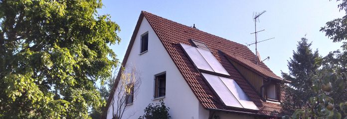 Per famiglie, casa unifamiliare indipendente a Eckental Brand da privato – Außenansicht nach Nord Ost