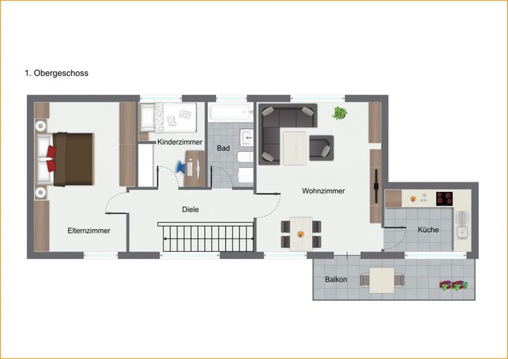 Grundriss Wohnung DG
