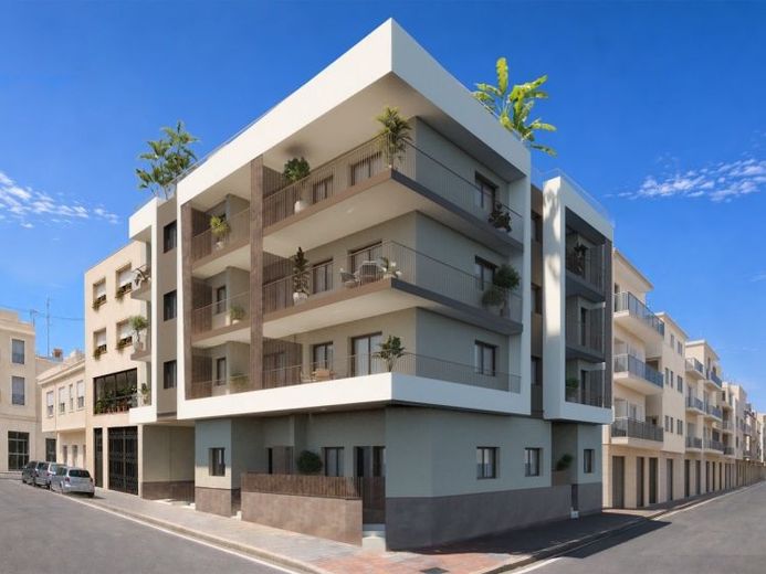 Penthouse-Wohnungen mit 2 Schlafzimmern, 2 Bädern, Vorinstallation Klimaanlage und Gemeinschaftspool nur 500 m vom Strand – Foto 1