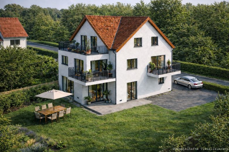 Geplante Gartenansicht II