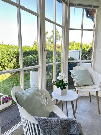 Wintergartenflair +Deichblick 