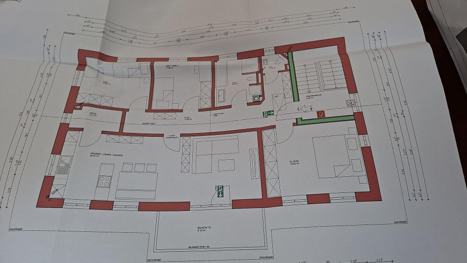 Mieszkanie z pięknym widokiem – Grundriss WE 3 