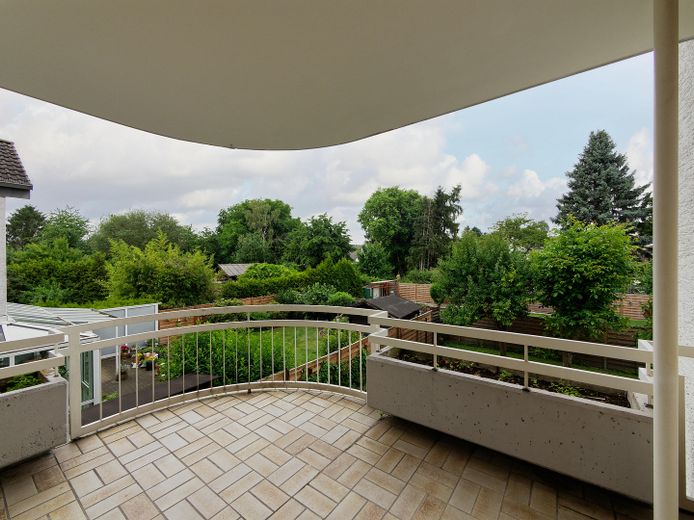 Balkon mit schönem Ausblick
