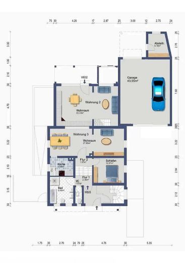 Magnifique immeuble collectif dans le meilleur emplacement – Grundriss EG