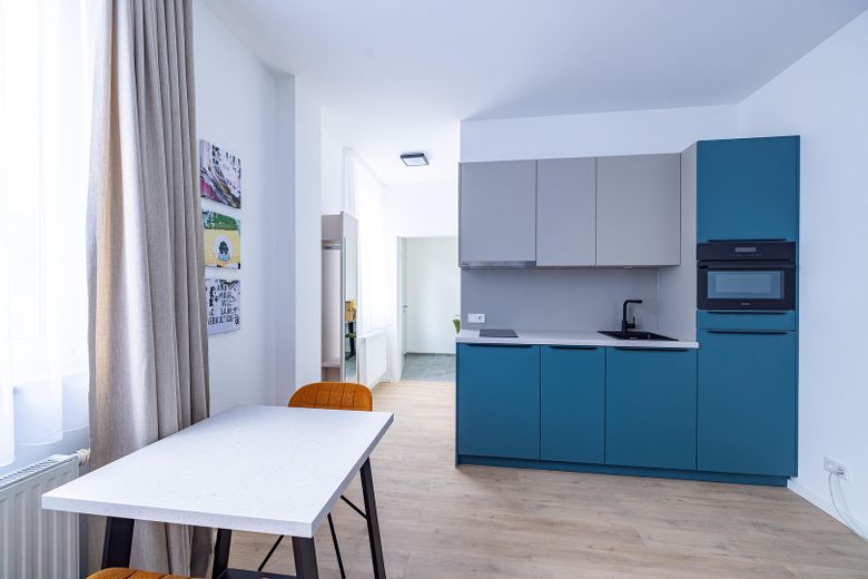 Attraktive 2-Zimmer-Neubauwohnung mit moderner Einbauküche WE 13 – Küche