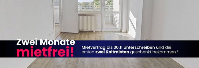 Comfort for Singles: 1-Room Apartment with BALCONY, Fitted Kitchen and Plenty of Natural Light *2 MONTHS’ RENT FREE*