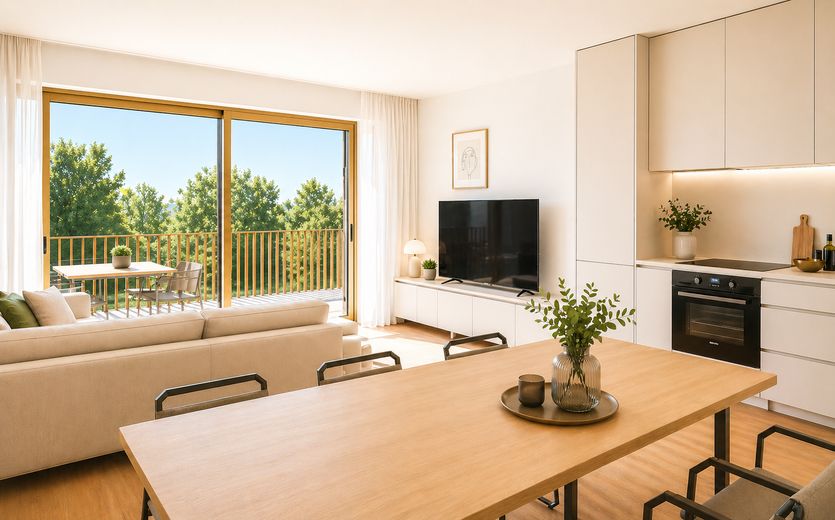 Neubau WHG 2.4 - M7/2 - 1.Obergeschoss - 80m² – Visualisierung