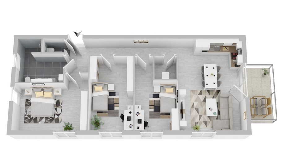 3D-Grundriss