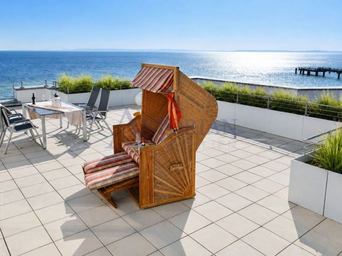 Logenplatz über der Ostsee – 82 m² Dachterrasse mit Blick auf den SailGP – फोटो 1