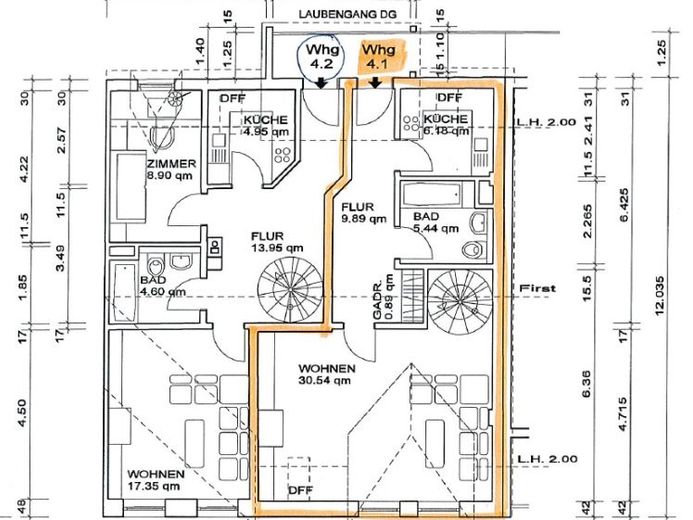+++ 2 Zimmer Maisonettewohnung mit Stellplatz +++ – Foto 1