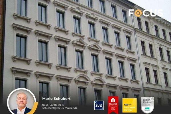 Reudnitz Thonberg - zu Fuss in die City, neusanierte 3-Raumwohnung sucht Neubelebung