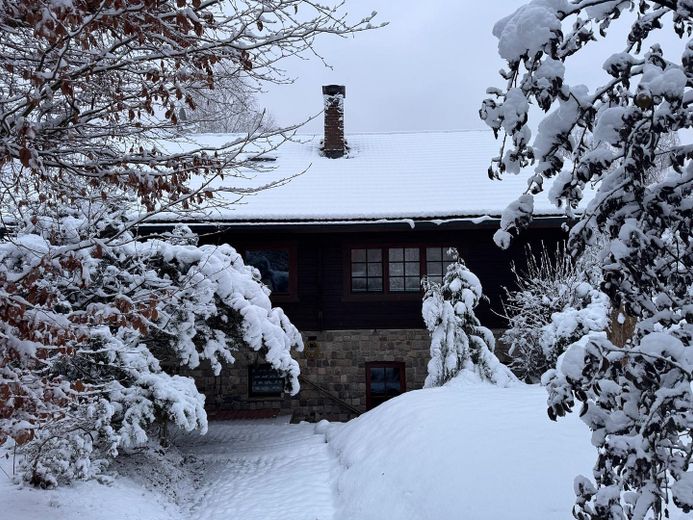 3. Ansicht von Westen (Winter)
