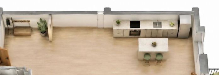 Moderne 1 Zimmer Wohnung mit Balkon