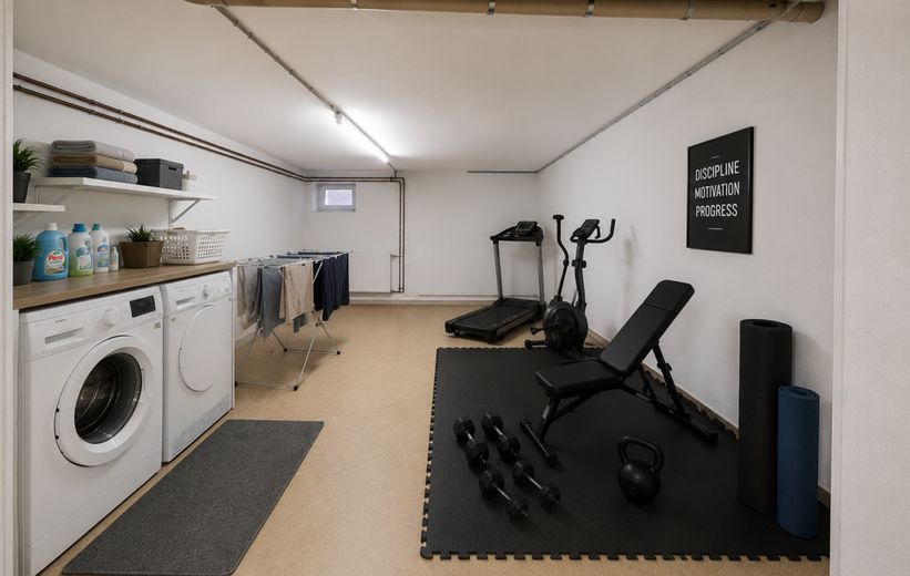 Loftartige Gewerbe-/Wohneinheit mit Schaufenster &amp; Keller - barrierefrei, ruhig &amp; citynah bei Berlin – Vision Keller