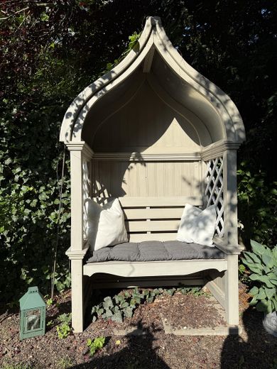 Morgensonne/Laubenbank