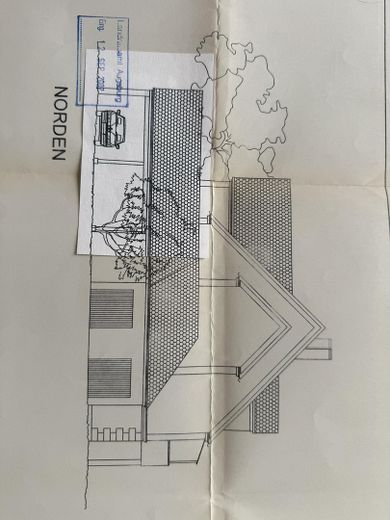 Ekskluzywna nieruchomość nad rzeką Neufnach – przestronne mieszkanie na działce o powierzchni ok. 1700 m² – Nordansicht