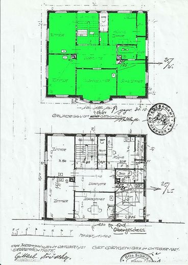 4 Zi. Whg.im 3 Fam.Haus mit Gartennutzung zur Miete im 1.OG in Giengen a.d.Brenz – WHG0241_Grundsriss_1.OG