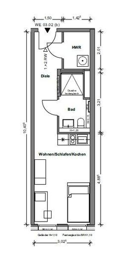 möblierte Neubauwohnung in zentraler Lage – Foto 12