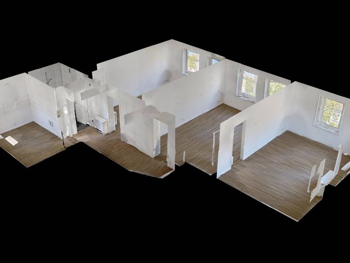 Luminoso appartamento di 3 locali vicino al centro di Norimberga-Steinbühl – 3D-Ansicht Grundriss