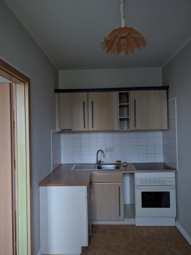 Küche mit Einbauküche