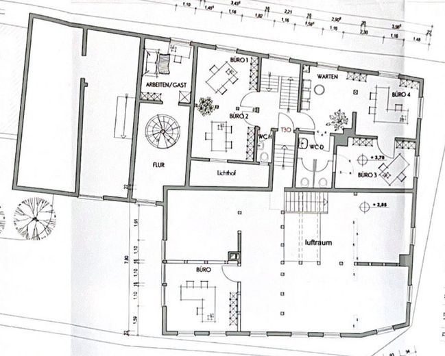 Schwerte-Ciudad vieja: ¡Dos edificios residenciales y comerciales protegidos como patrimonio histórico! – Obergeschoss