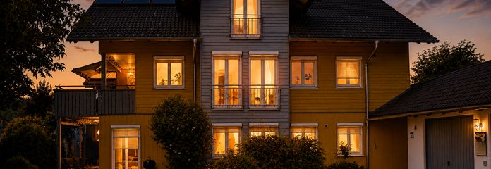 Sehr sonniges Holzhaus, KfW60, Isny-Großholzleute, EG barrierefrei, – Süd-Ost Ansicht KI