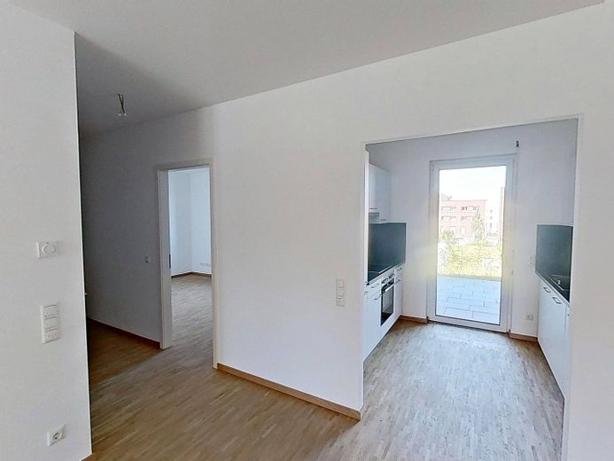 Vivienda moderna en Kronsrode: apartamento de 3 habitaciones con COCINA EMPOTRADA – Ansicht I: Offener Küchenbere…