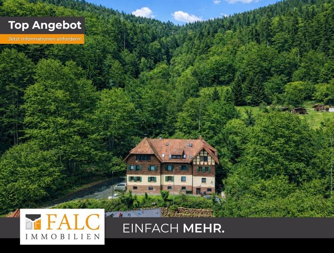Ruhe und Platz in der Natur - 3,5 Zimmer – Außenansicht weit