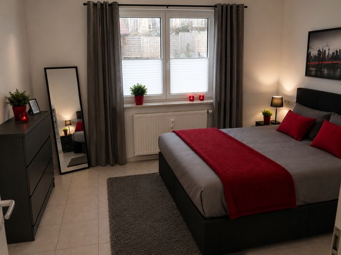 Здається 2-кімнатна квартира в Заульдорфі (04) (ID1833) – Schlafzimmer