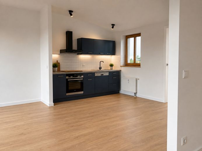 Provisionsfreies 1,5-Zimmer Dachstudio mit 4% Rendite in hervorragender Lage - in Renovierung – Impression Wohnen/Essen (KI)