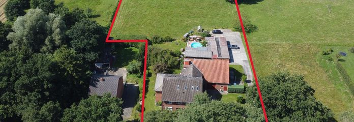 Gesamtes Objekt mit Weide 