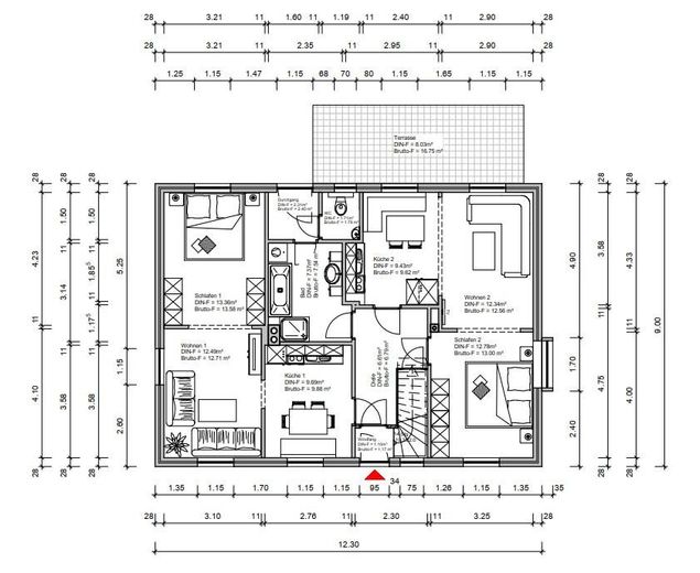Grundriss Erdgeschoss