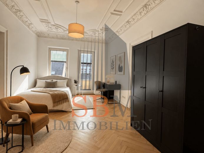 3 gemeubileerde kamers vrij in 5-persoons-WG met balkons & apart WC – Fürth (Nürnberger Straße) – Foto 1