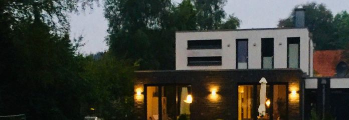 Gartenansicht von der Seeseite